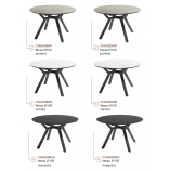 Mesa de comedor extensible piedra Santamaría